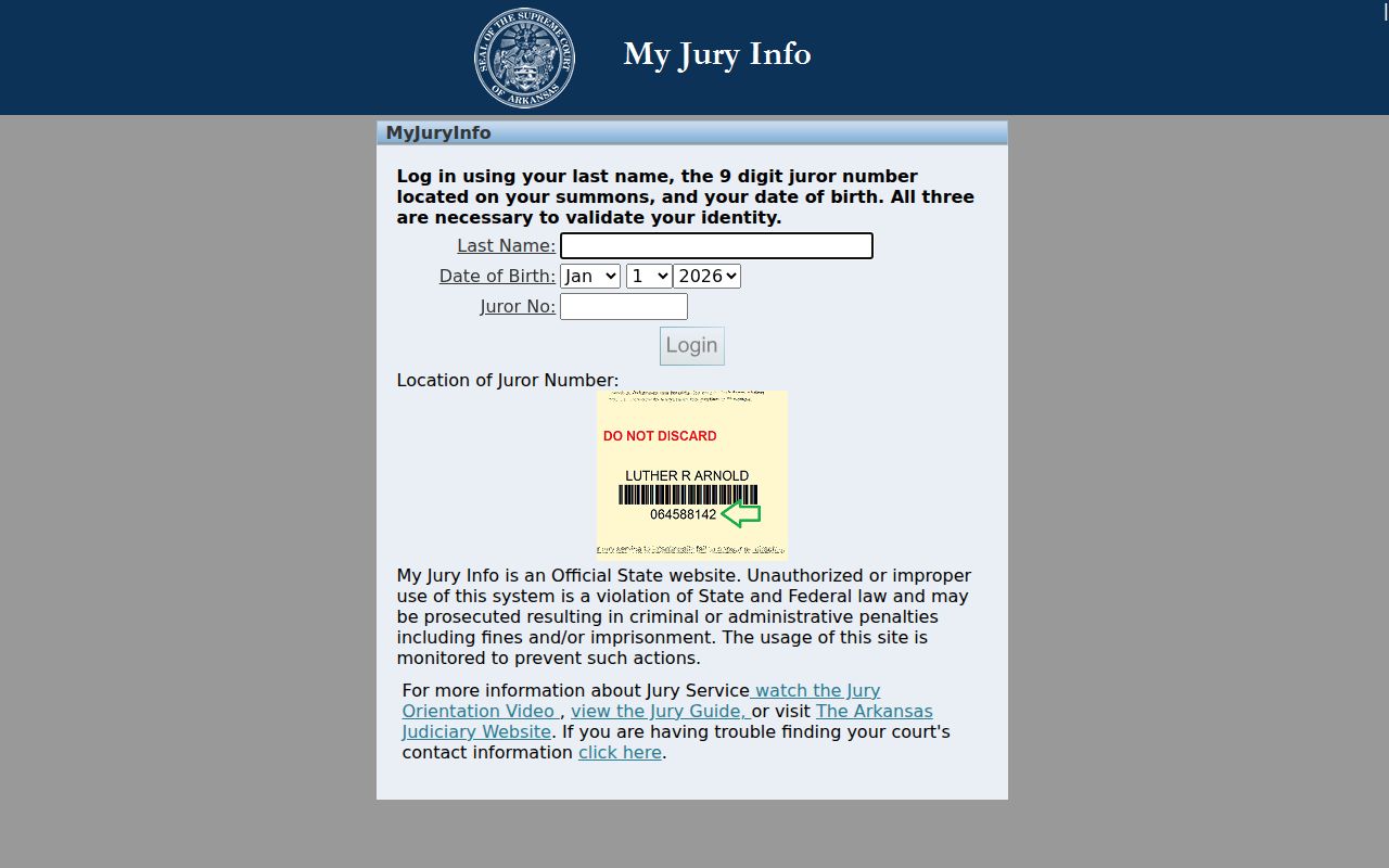 Faulkner County court schedule juror portal distinction